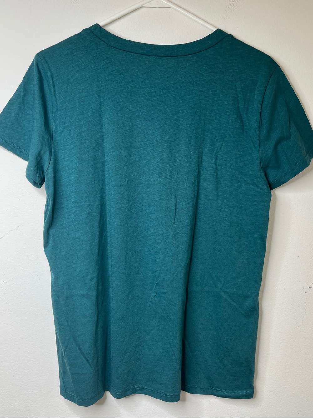 LOFT Women's Green Short-Sleeve Tee size M 100% Cotton lightweight stretch new - Picture 2 of 6